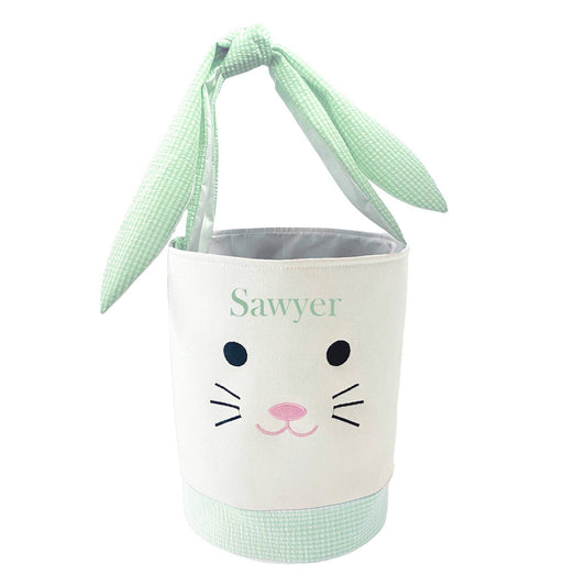 Easter Bunny Basket | Green (Personalization Included)