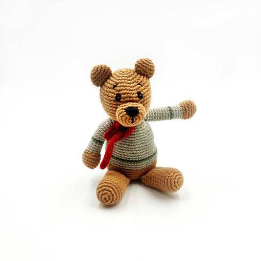 Teddy Bear Rattle | Teal