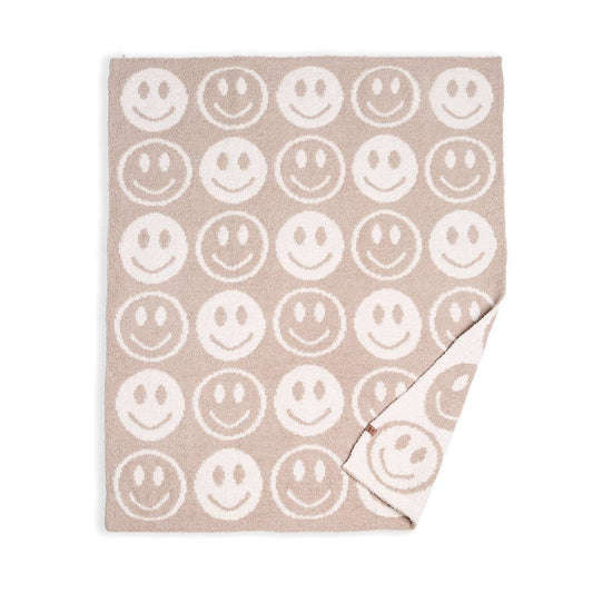 Happy Face Pattern Kids Blanket