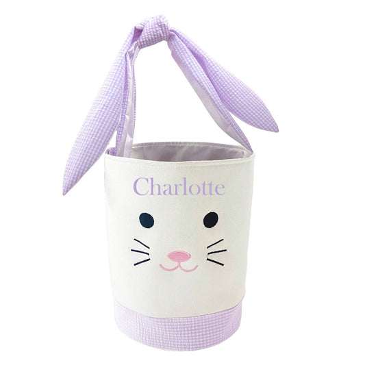 Easter Bunny Basket | Lavender (Personalization Included)