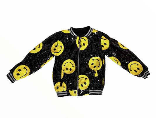 Don't Worry Be Happy Sequin Jacket