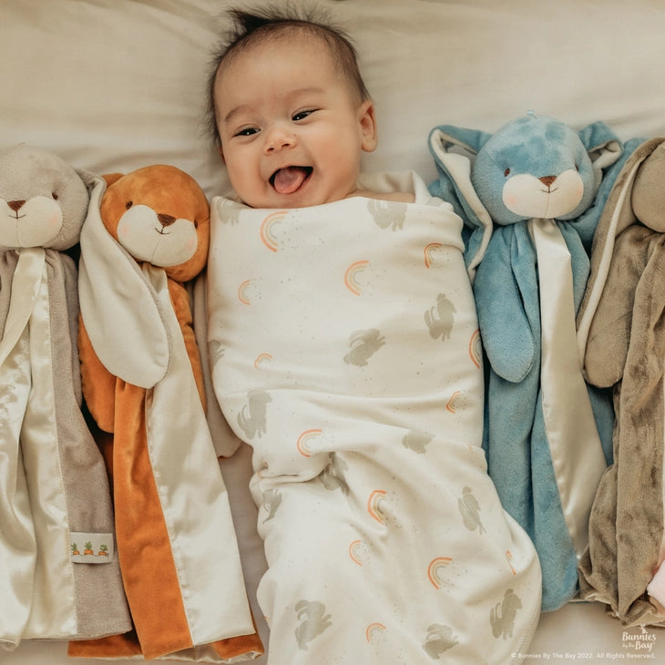 Nibble Bunny Buddy Blanket, Almond Joy