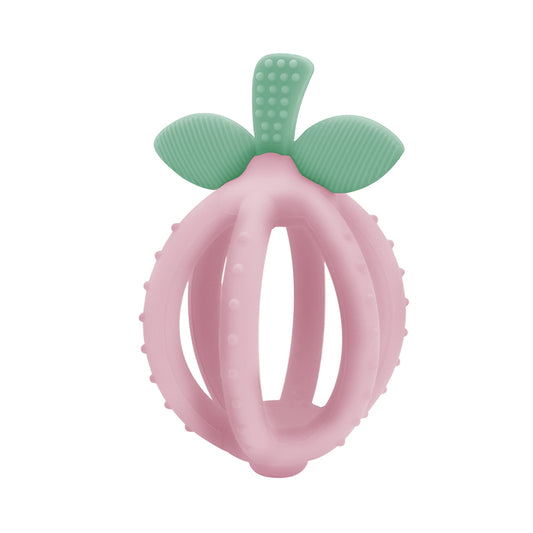 Bitzy Biter Citrus Teething Ball | Pink Lemonade