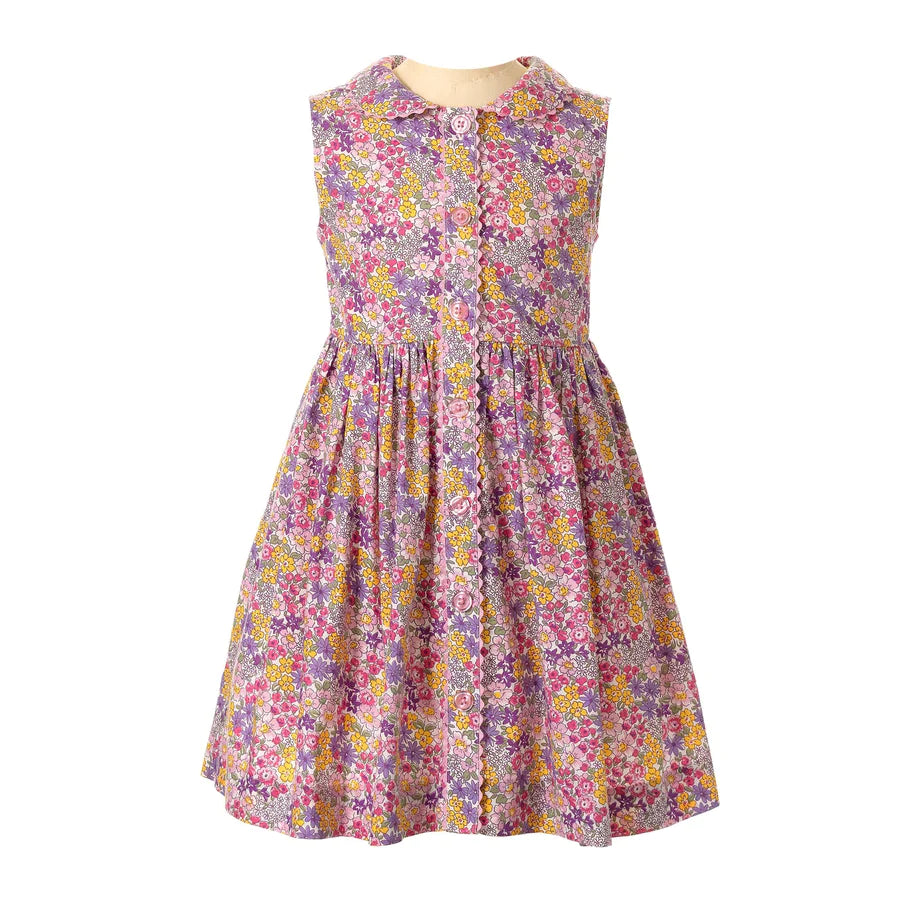 Summer Garden Button Front Dress, 2