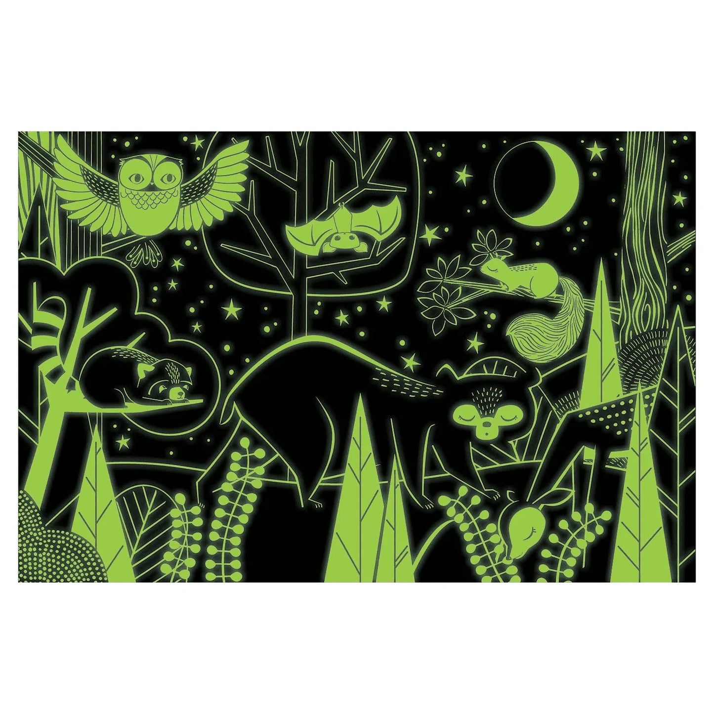 In the Forest Glow-in-the-dark Puzzle