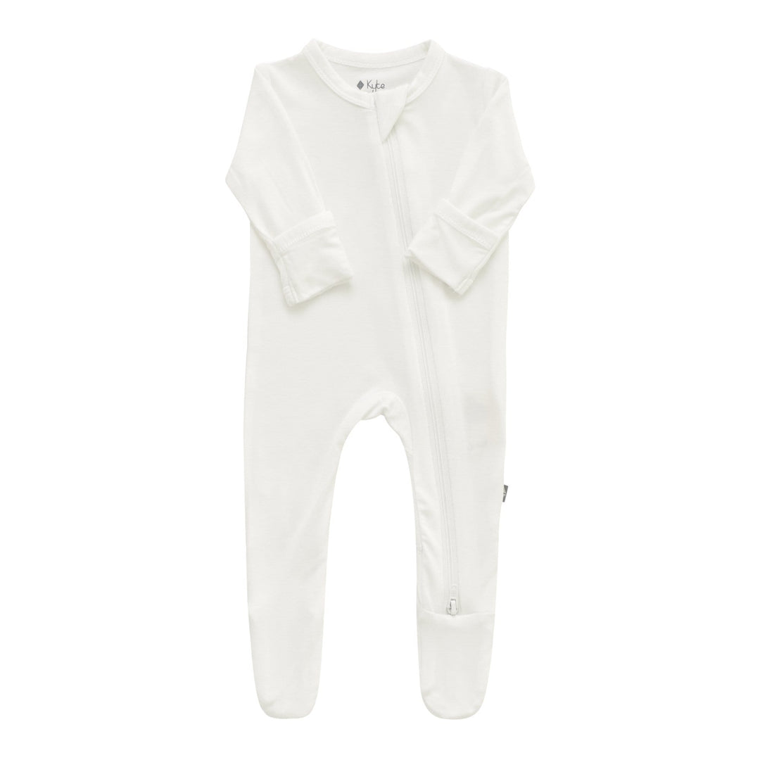 Kyte Baby Zippered Bamboo Footie | Cloud