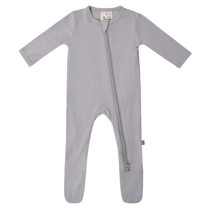 Kyte Baby Zippered Bamboo Footie | Storm