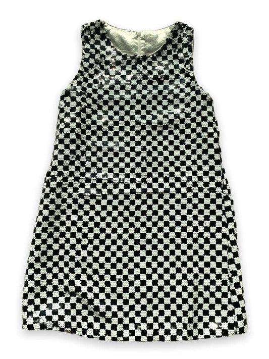 Checkered Sequin Dress