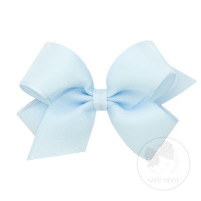 Small Classic Grosgrain Hair Bow | Vapor Blue