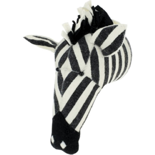 Stripe Zebra Head, Large
